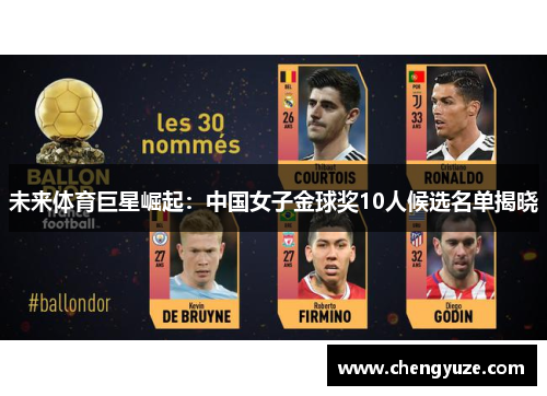 未来体育巨星崛起：中国女子金球奖10人候选名单揭晓